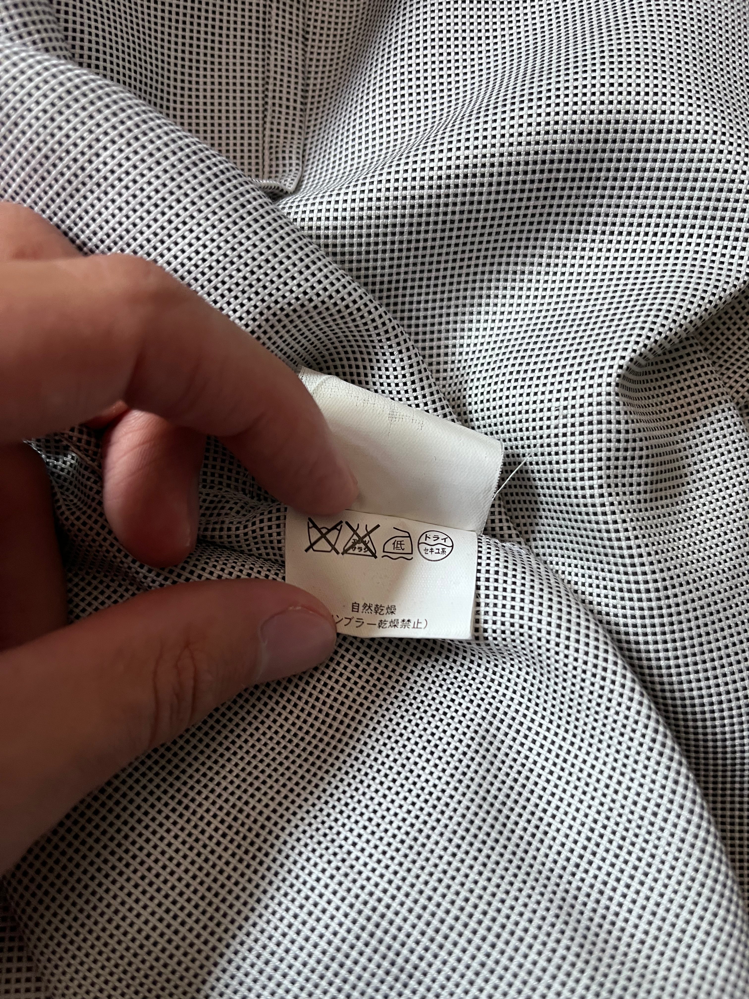 A/W 2007/08 Raf Simons Basketweave Darted Shirt Grey Men - L