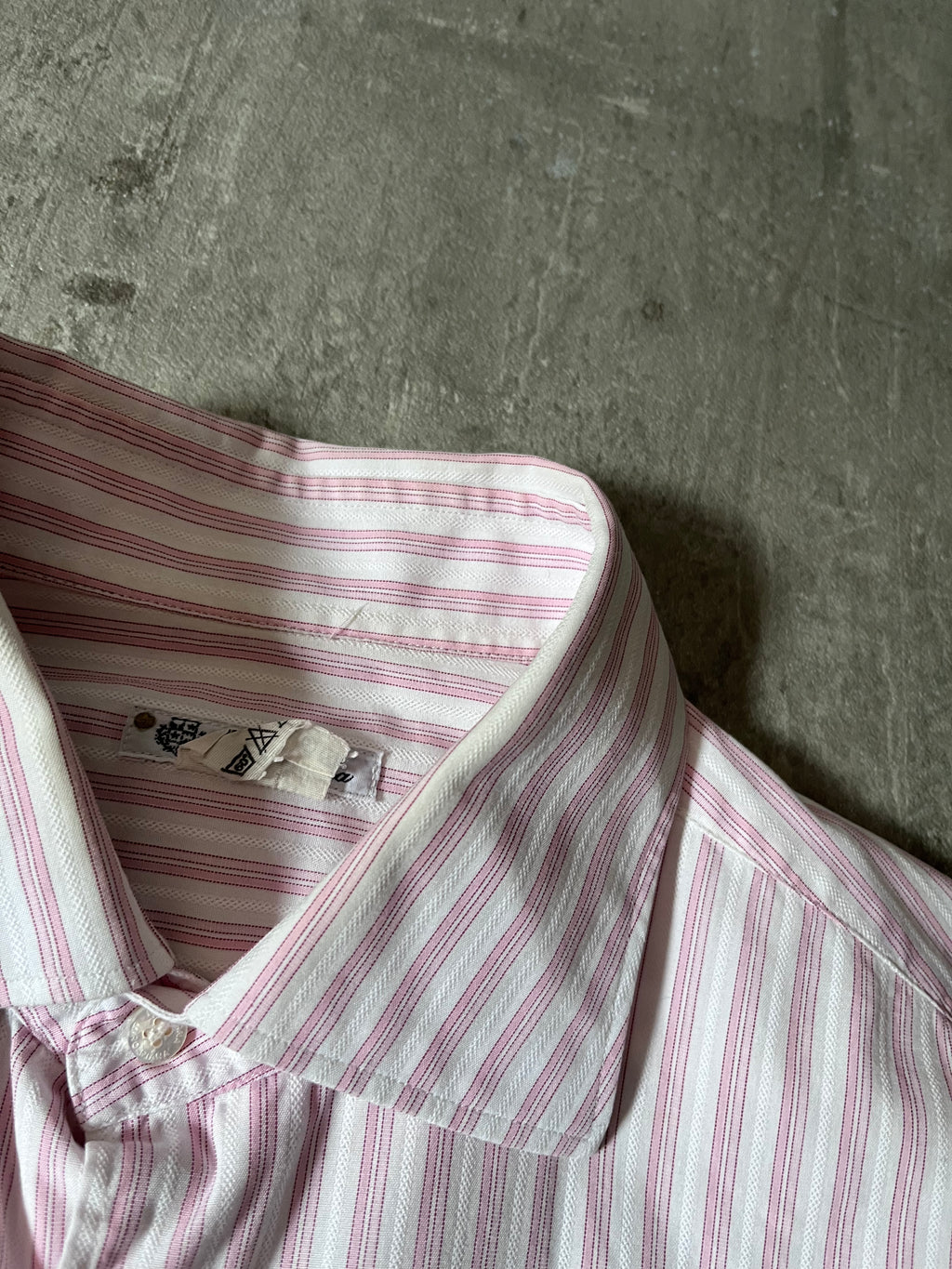 Loro Piana Striped Formal Shirt Pink White Men - XL