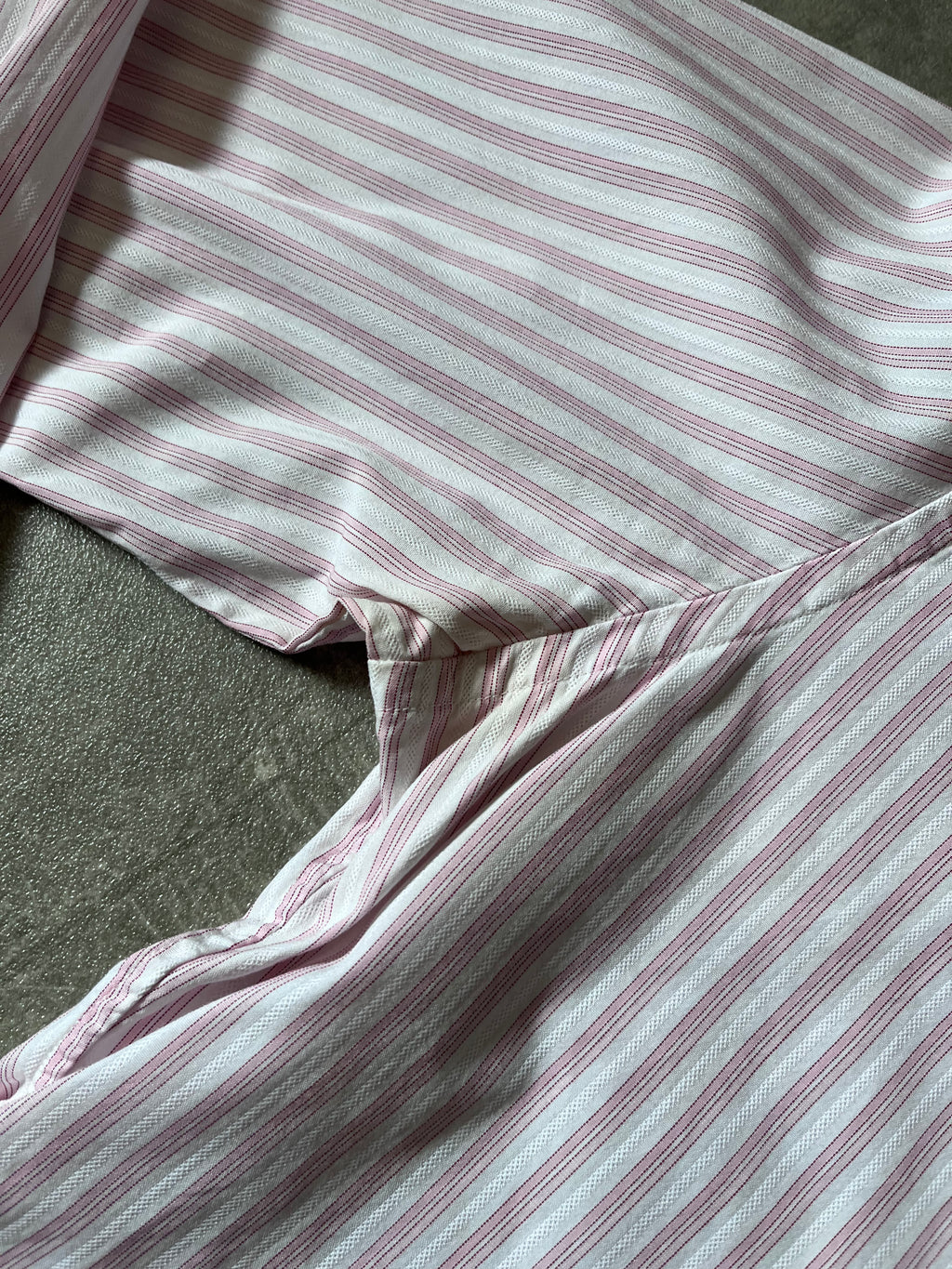 Loro Piana Striped Formal Shirt Pink White Men - XL