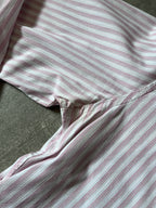 Loro Piana Striped Formal Shirt Pink White Men - XL
