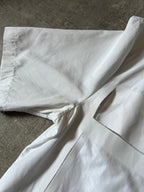 S/S 2019 Maison Margiela Artisanal Line Deconstructed Short Sleeve Shirt White Men - M