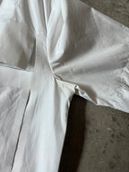S/S 2019 Maison Margiela Artisanal Line Deconstructed Short Sleeve Shirt White Men - M