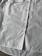 S/S 2019 Maison Margiela Artisanal Line Deconstructed Short Sleeve Shirt White Men - M