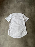 S/S 2019 Maison Margiela Artisanal Line Deconstructed Short Sleeve Shirt White Men - M