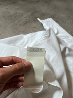S/S 2019 Maison Margiela Artisanal Line Deconstructed Short Sleeve Shirt White Men - M