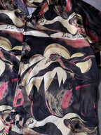 F/W 2019 Enfants Riches Deprimes Broken Violin Silk Shirt Multicolor Men - L