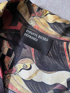 F/W 2019 Enfants Riches Deprimes Broken Violin Silk Shirt Multicolor Men - L