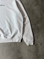 A/W 2020 Maison Margiela Upside Down Logo Hoodie White Men - L