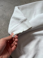 A/W 2020 Maison Margiela Upside Down Logo Hoodie White Men - L