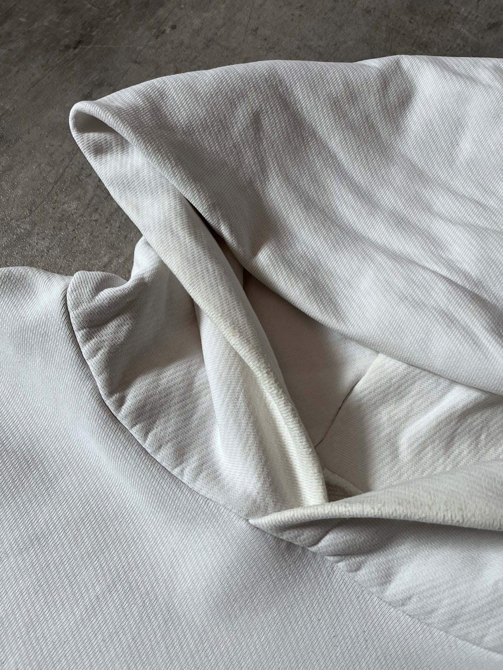 A/W 2020 Maison Margiela Upside Down Logo Hoodie White Men - L