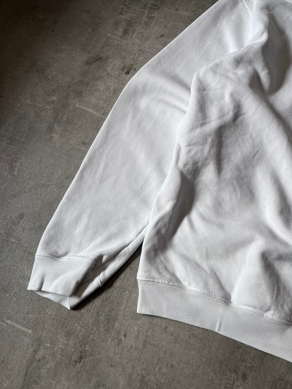A/W 2020 Maison Margiela Upside Down Logo Hoodie White Men - L