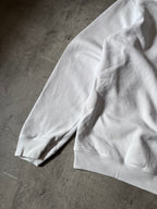 A/W 2020 Maison Margiela Upside Down Logo Hoodie White Men - L