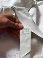A/W 2020 Maison Margiela Upside Down Logo Hoodie White Men - L