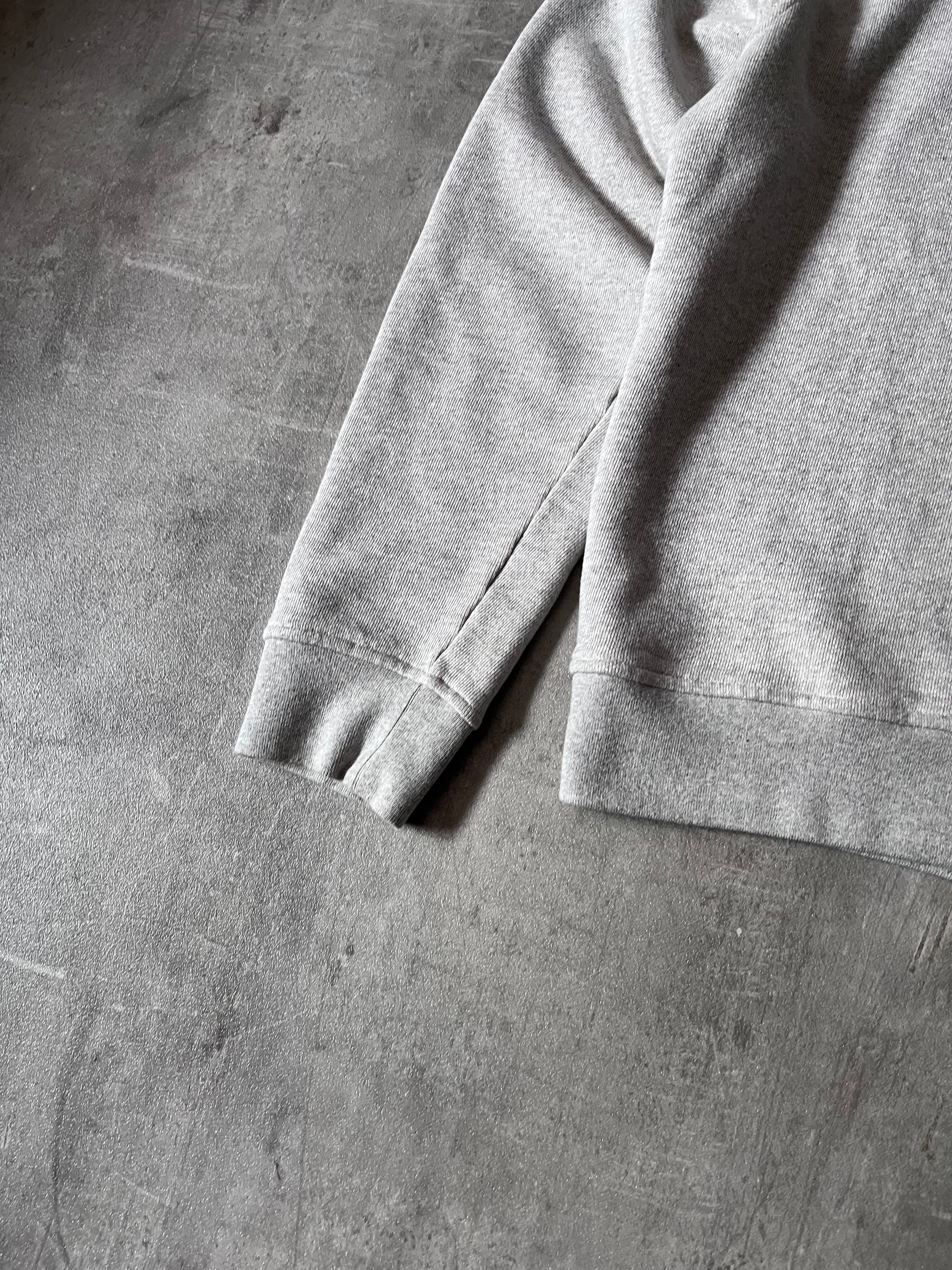 A/W 2020 Maison Margiela Upside Down Logo Sweatshirt Grey Man - L