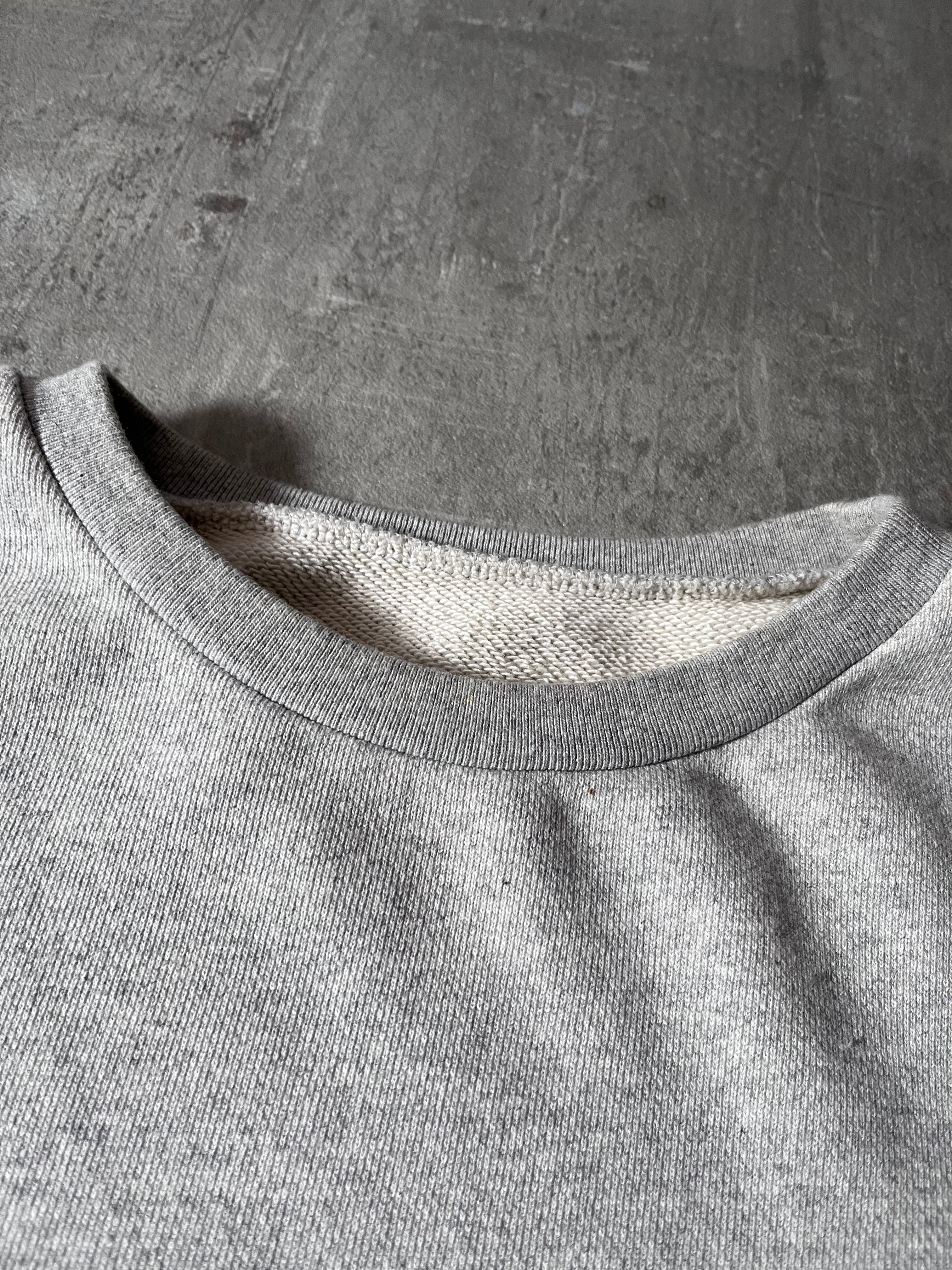 A/W 2020 Maison Margiela Upside Down Logo Sweatshirt Grey Man - L