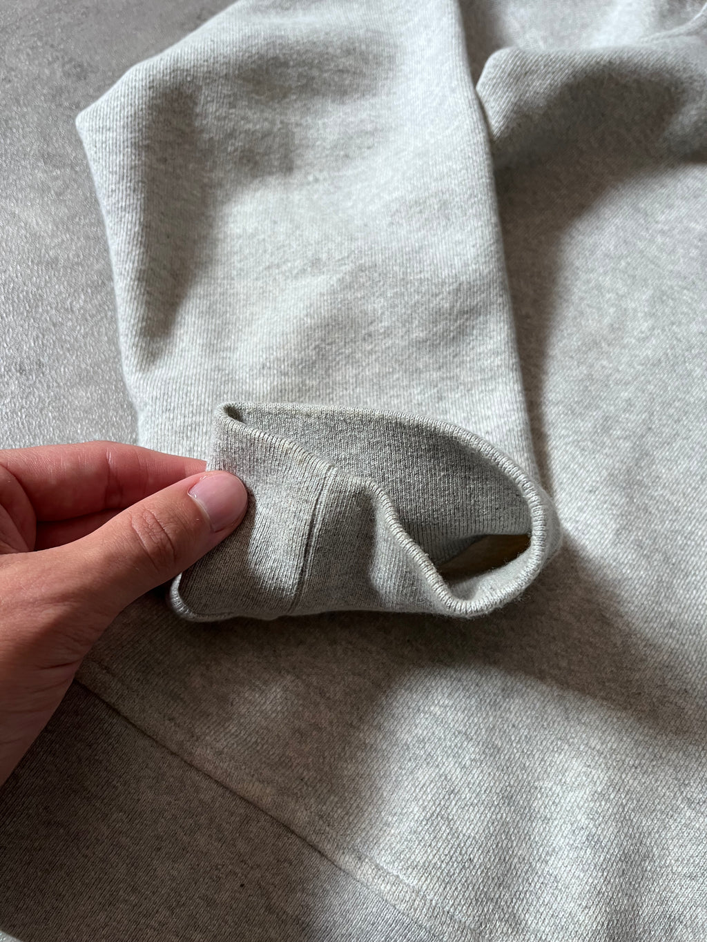 A/W 2020 Maison Margiela Upside Down Logo Sweatshirt Grey Man - L