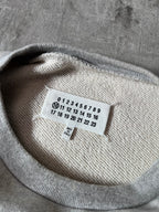 A/W 2020 Maison Margiela Upside Down Logo Sweatshirt Grey Man - L
