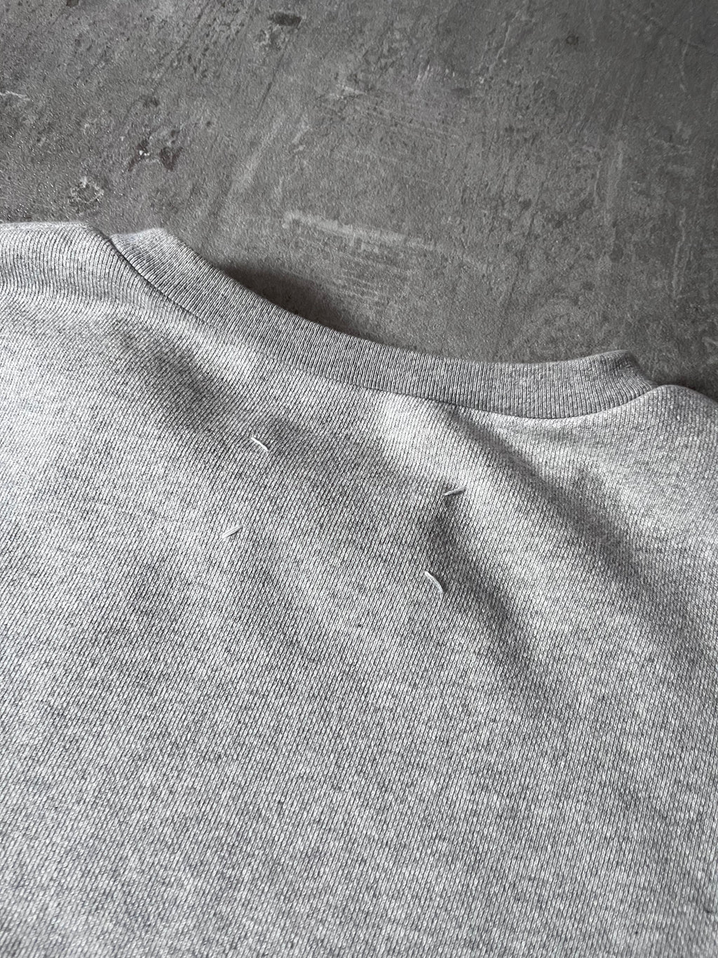 A/W 2020 Maison Margiela Upside Down Logo Sweatshirt Grey Man - L