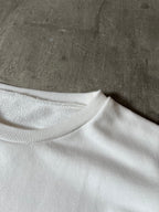S/S 2021 Maison Margiela Upside Down Logo Sweatshirt White Men - M