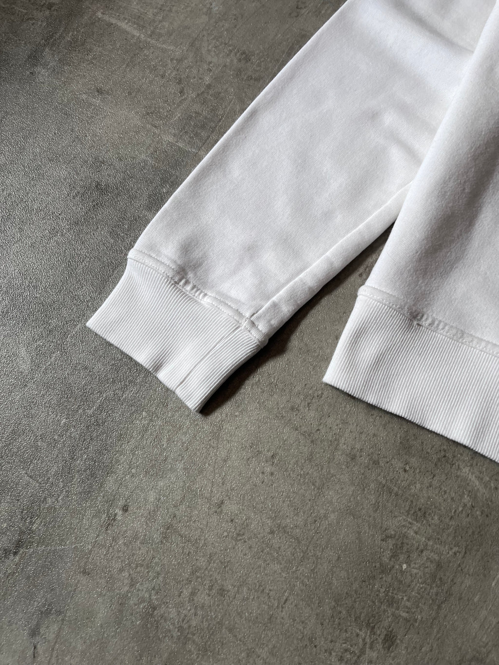 S/S 2021 Maison Margiela Upside Down Logo Sweatshirt White Men - M