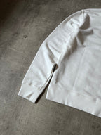 S/S 2021 Maison Margiela Upside Down Logo Sweatshirt White Men - M