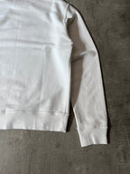 S/S 2021 Maison Margiela Upside Down Logo Sweatshirt White Men - M