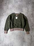 S/S 2022 Maison Margiela by John Galliano Owl Sweatshirt Green Men - M