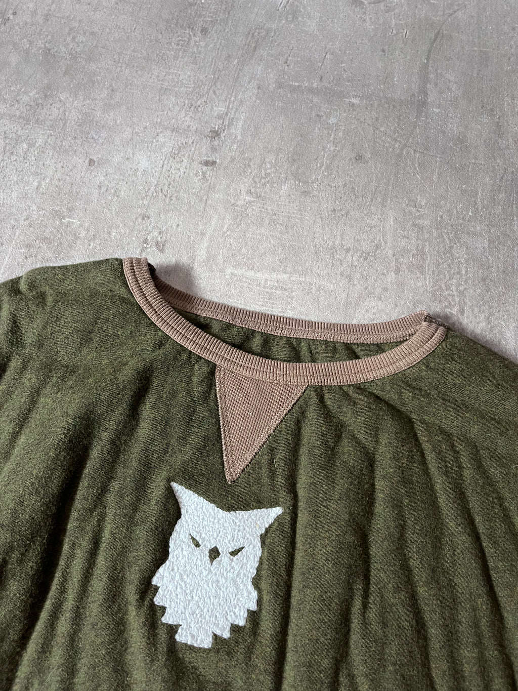 S/S 2022 Maison Margiela by John Galliano Owl Sweatshirt Green Men - M