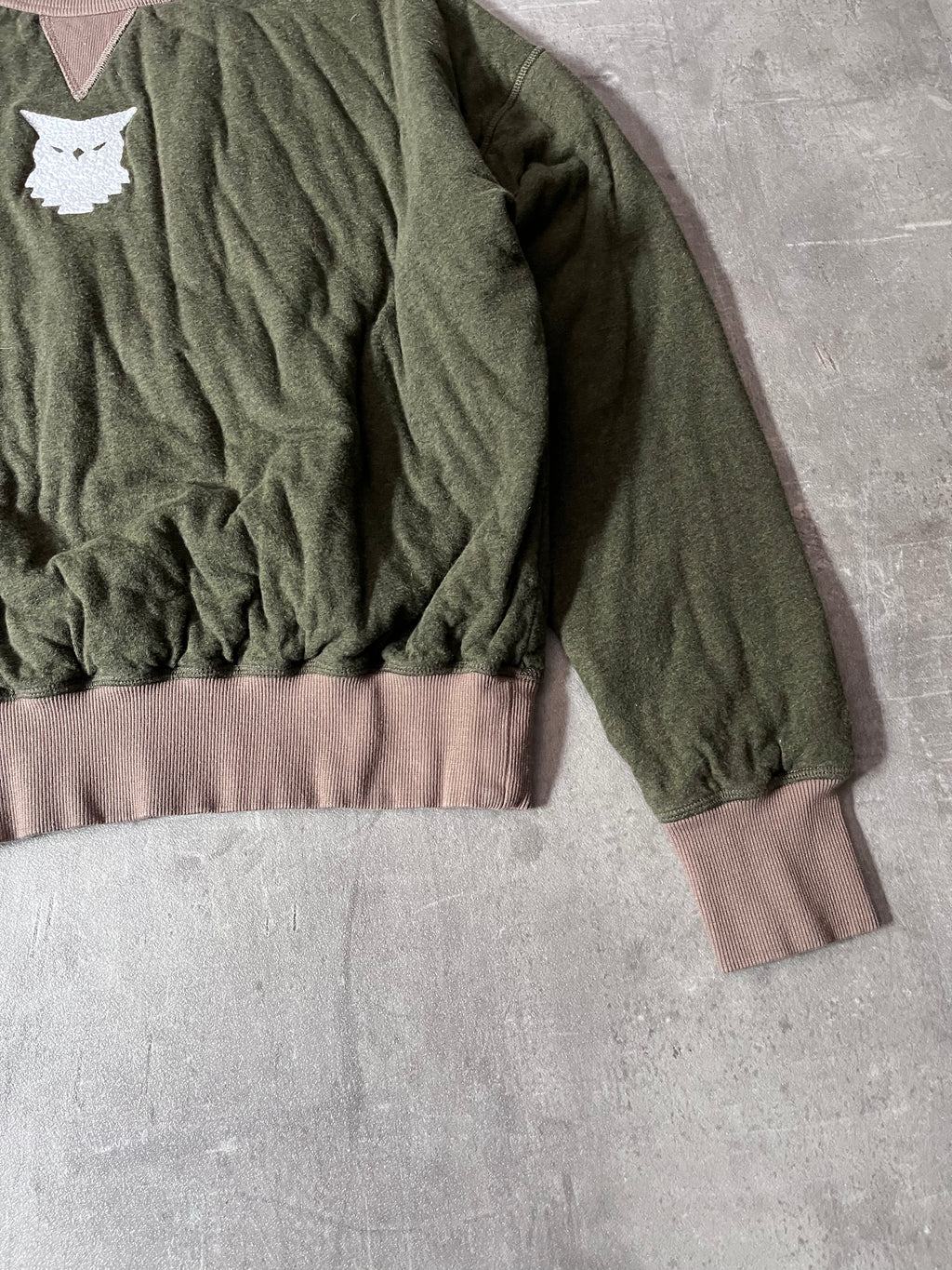 S/S 2022 Maison Margiela by John Galliano Owl Sweatshirt Green Men - M