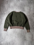 S/S 2022 Maison Margiela by John Galliano Owl Sweatshirt Green Men - M