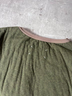 S/S 2022 Maison Margiela by John Galliano Owl Sweatshirt Green Men - M