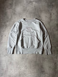 S/S 2021 Maison Margiela Icon Print Double Layer Sweatshirt Grey Men - M