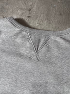 S/S 2021 Maison Margiela Icon Print Double Layer Sweatshirt Grey Men - M