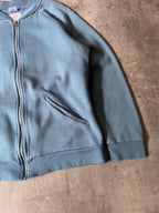 Acne Studios 90s Action Jeans Back Logo Zip Up Sweatshirt Blue - Women - M