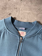 Acne Studios 90s Action Jeans Back Logo Zip Up Sweatshirt Blue - Women - M