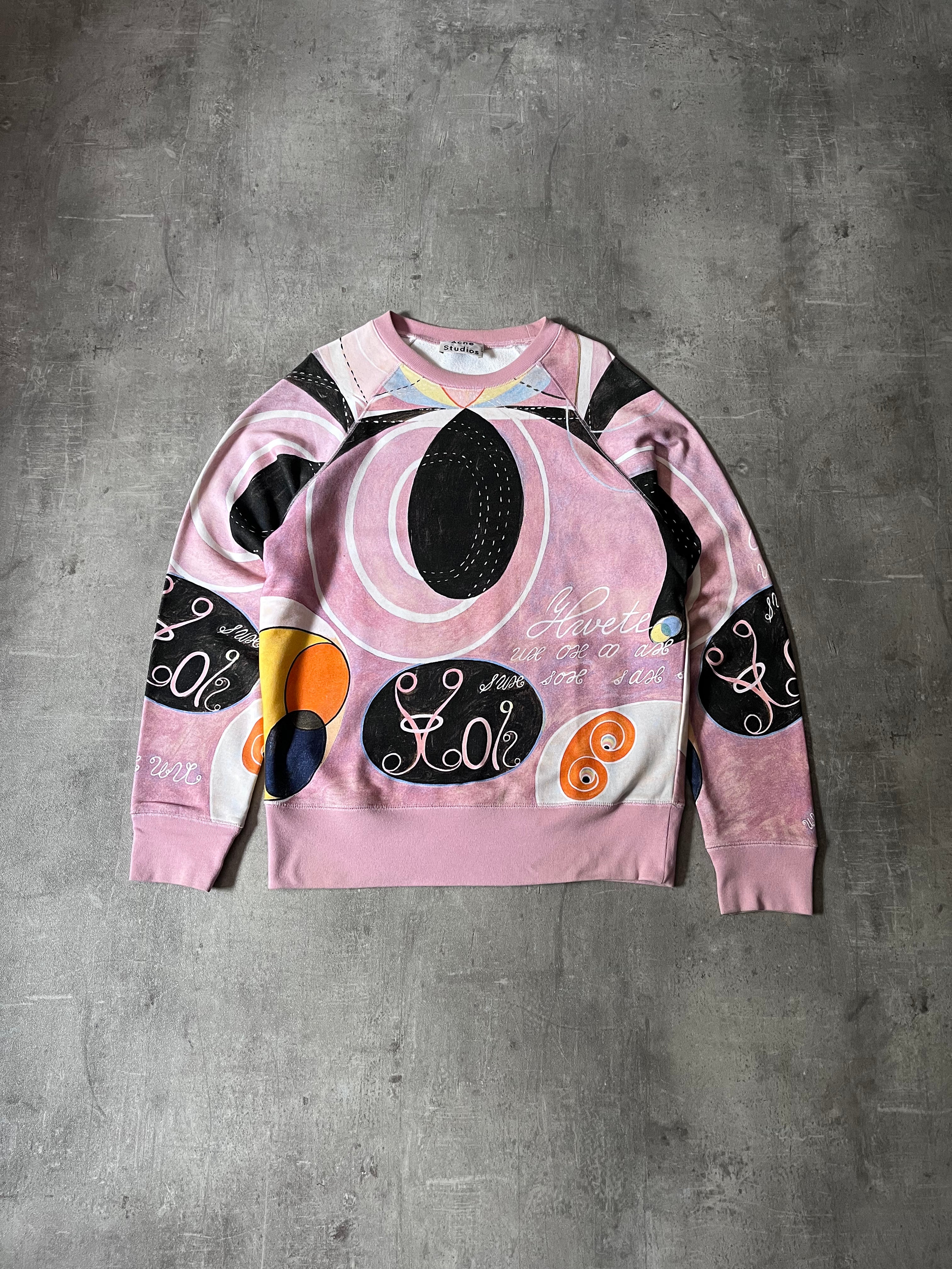 S/S 2014 Acne Studios College H.K Sweatshirt Multicolor Men - M