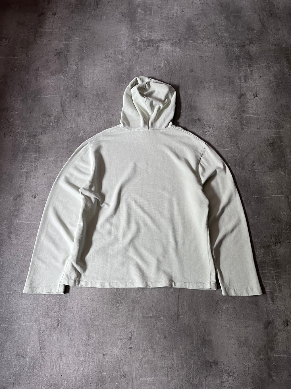 Our Legacy Translucent White Loop Loose Hoodie Mint Men - S