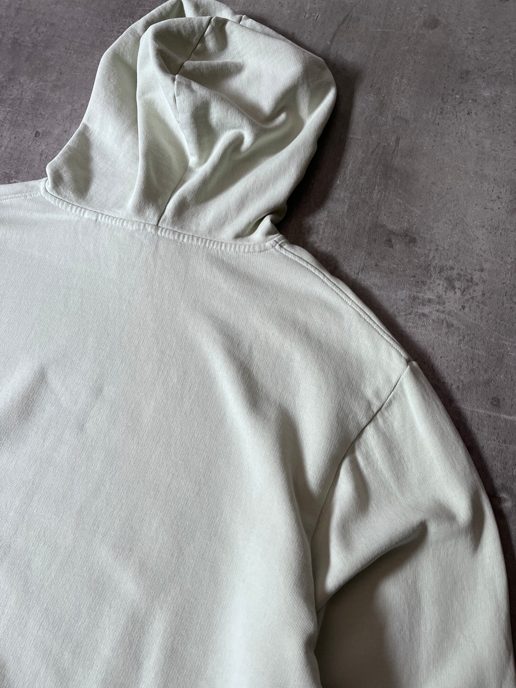 Our Legacy Translucent White Loop Loose Hoodie Mint Men - S