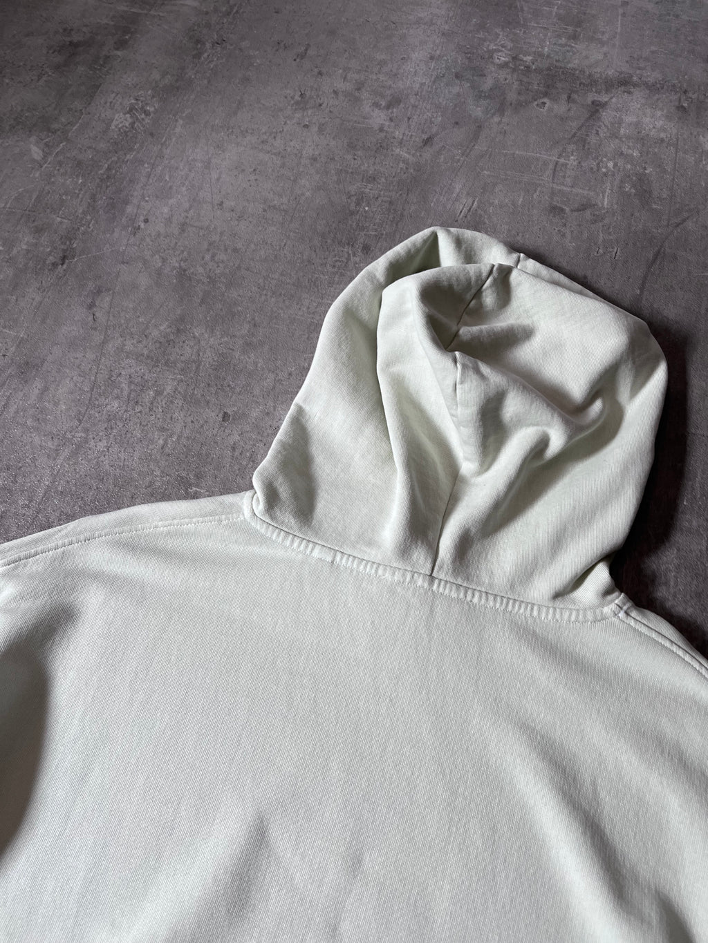 Our Legacy Translucent White Loop Loose Hoodie Mint Men - S