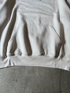Balenciaga Football Embroidered Logo Hoodie Beige Men - S