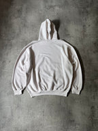 Balenciaga Football Embroidered Logo Hoodie Beige Men - S