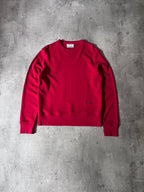 Acne Studios AS Embroidered Logo Sweatshirt Red Men - M