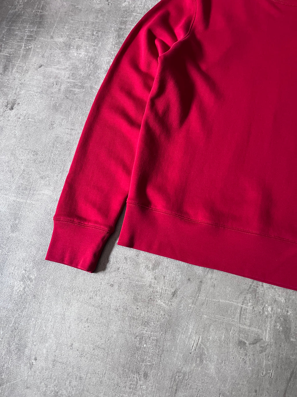 Acne Studios AS Embroidered Logo Sweatshirt Red Men - M