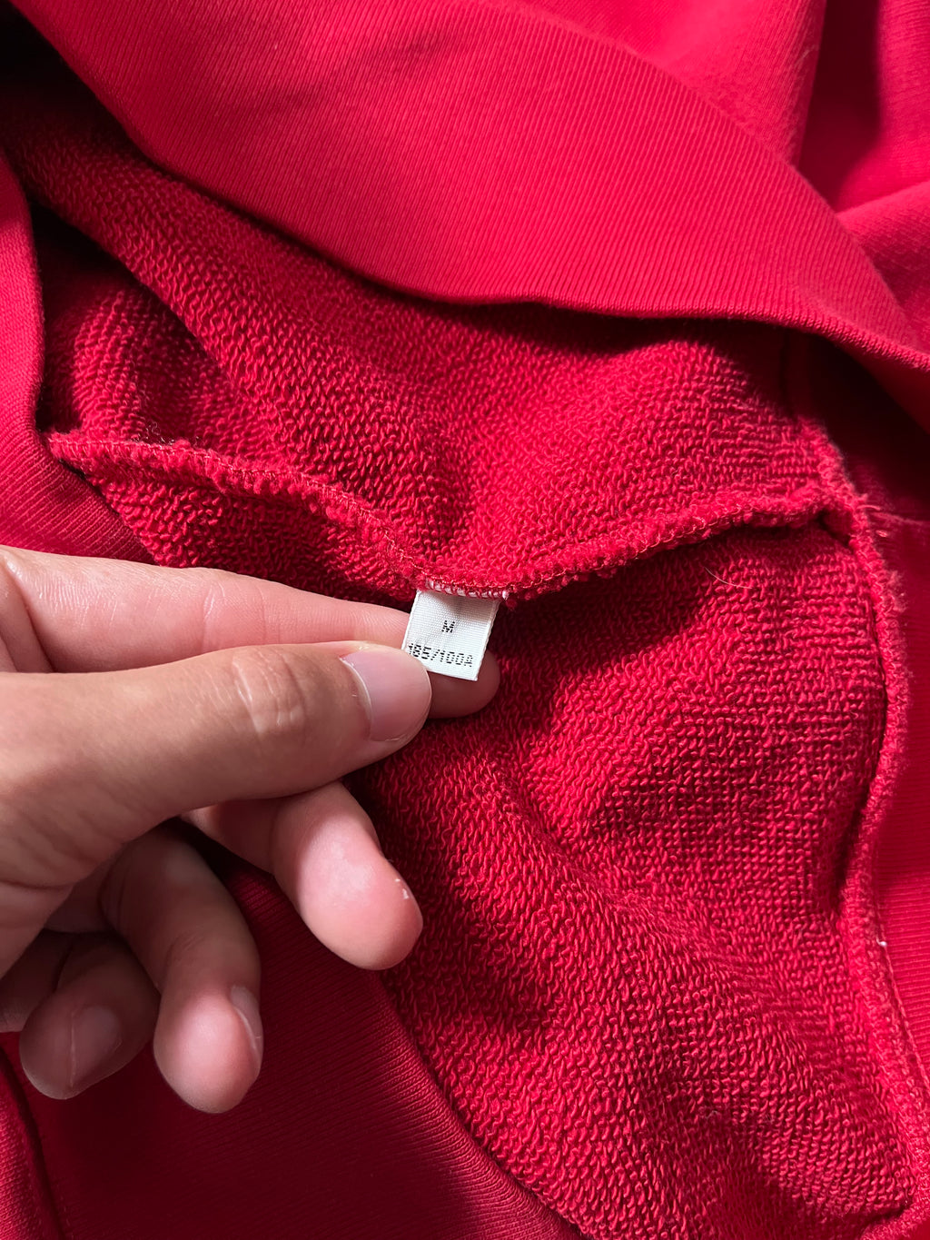 Acne Studios AS Embroidered Logo Sweatshirt Red Men - M