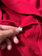 Acne Studios AS Embroidered Logo Sweatshirt Red Men - M