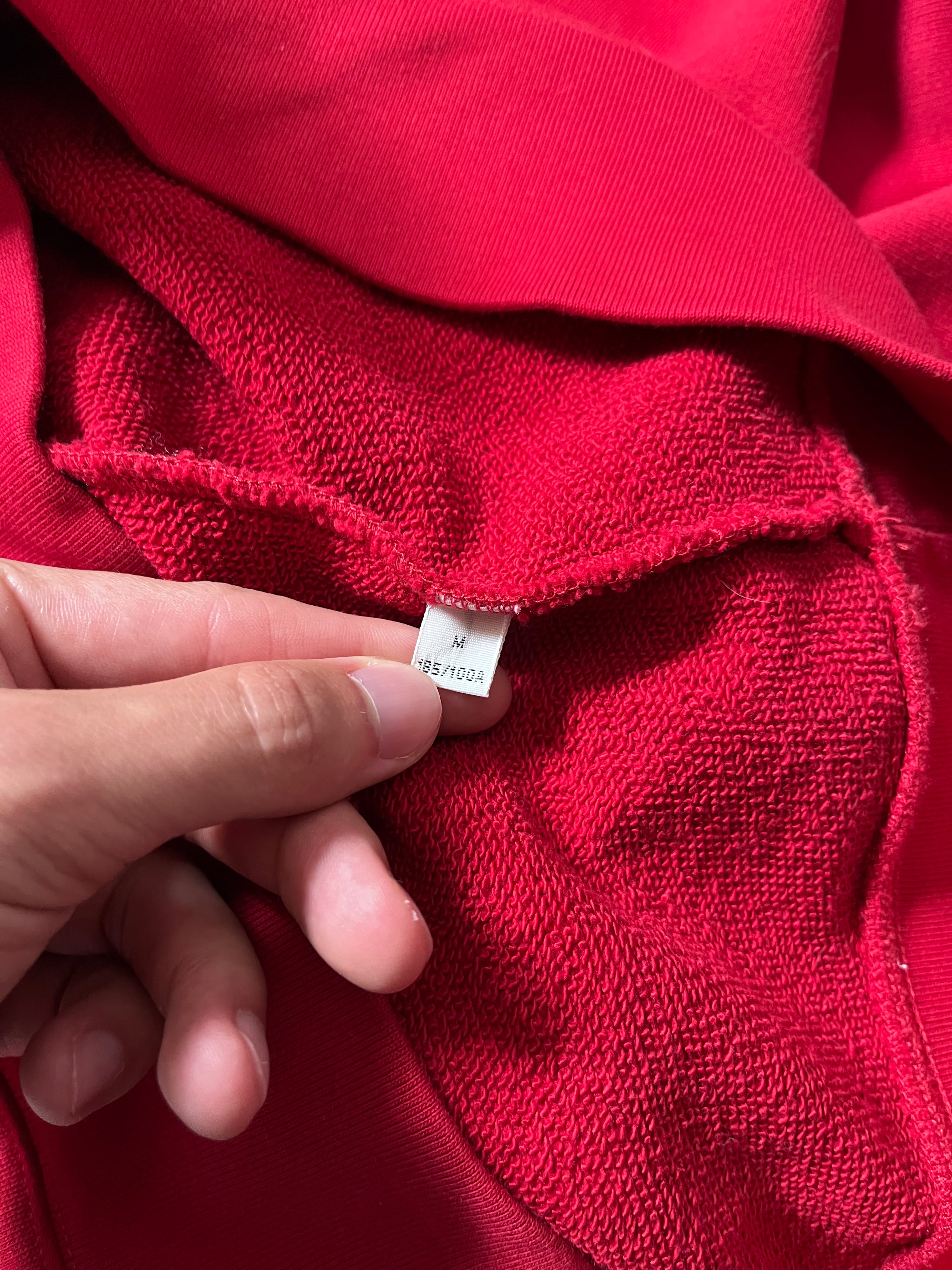 Acne Studios AS Embroidered Logo Sweatshirt Red Men - M