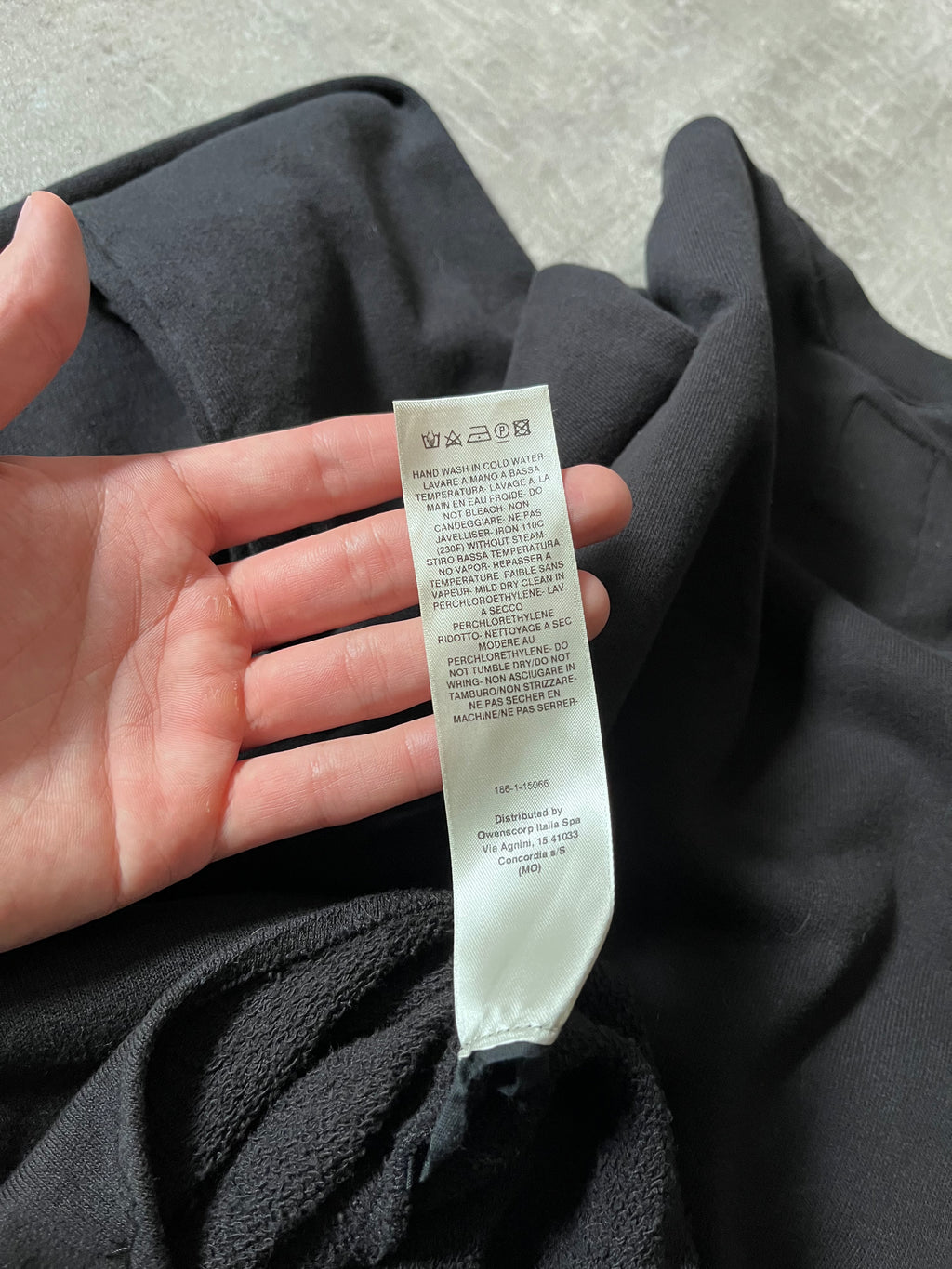 Rick Owens x Champion Embroidered Logo Bodysuit Black Men - M