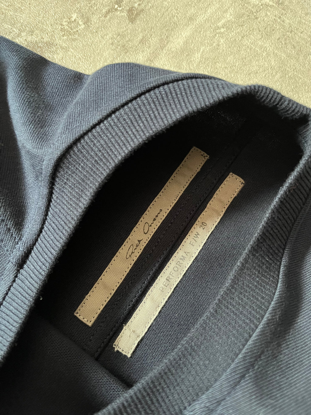 F/W 2020 Rick Owens Performa Sweatshirt Lapis Blue Men - S