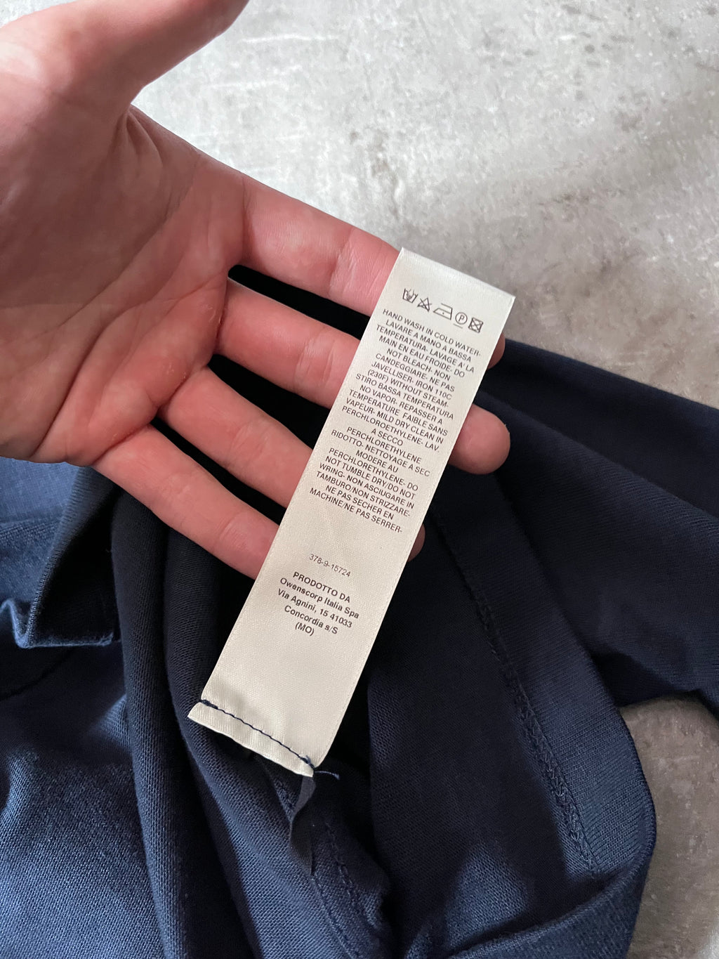 F/W 2020 Rick Owens Performa Sweatshirt Lapis Blue Men - S