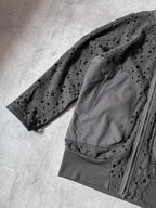 Y-3 Yohji Yamamoto x Adidas Sample Wool Camo Zip Sweatshirt Green Men - M